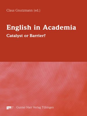 cover image of English in Academia